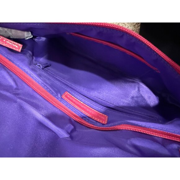 Pink Patent Leather Studded Clutch Chinese Laundry Chain Strap Rear Zipper - Picture 10 of 14